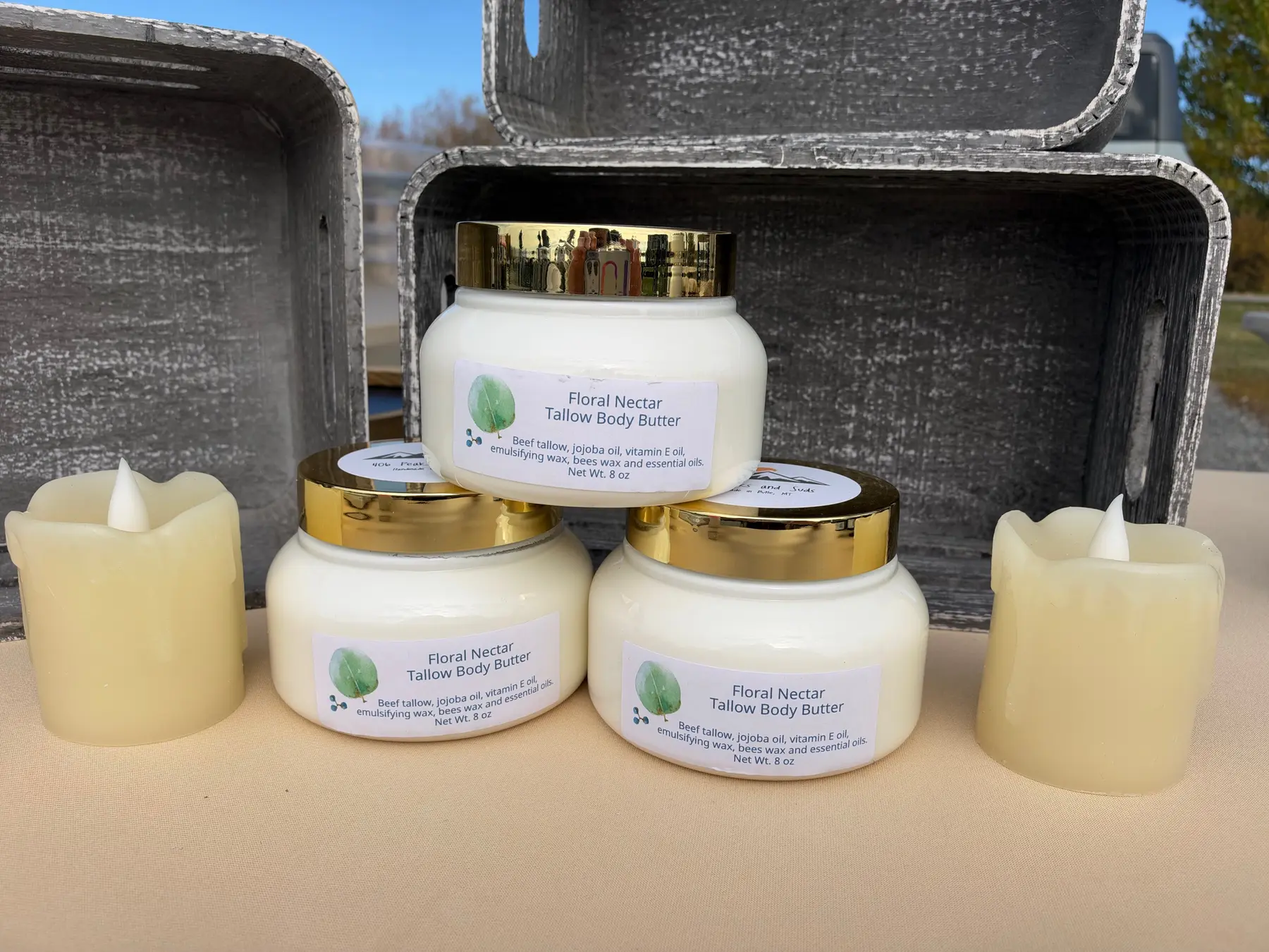 Floral Nectar tallow body butter