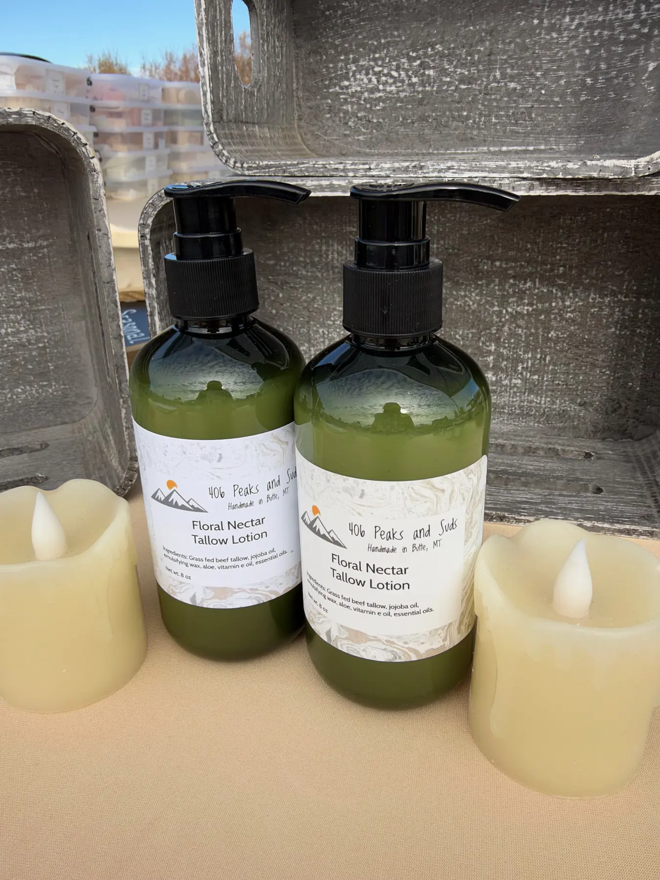 Floral Nectar Tallow Lotion made by 406 Peaks and Suds